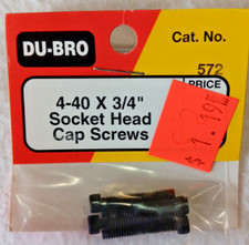 DU-BRO CAT. NO. 572 ~NIP~ 4-40 X 3/4