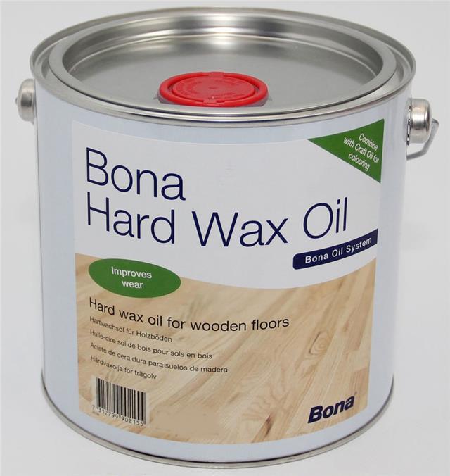 Bona Hard Wax Oil Silk Matt 2.5ltr For Wooden Floors