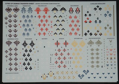 Hoja De Transferencia Para Chaos Space Marines Warhammer 40K - Compatible Con Primaris, Original Games Workshop
