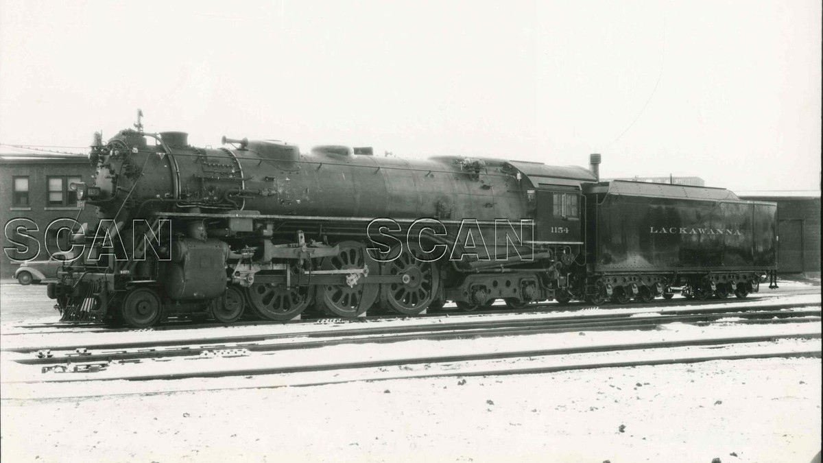 9EE127 1937/70s? LACKAWANNA RAILROAD 4-6-4 LOCO #1154 ALCO