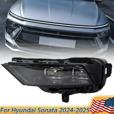 Left Side LED Headlight Assembly Double Beam For 2024-2025 Hyundai Sonata
