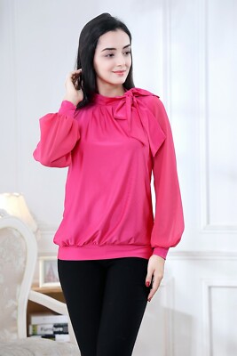 women's plus size chiffon blouse