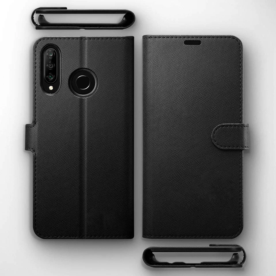 Funda de Teléfono para Huawei Mobile Smart 2021/P20 Pro/P30 Lite/P40 Cuero Cartera Estuche Foto 3 de 4