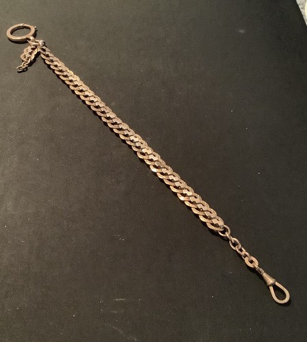 Chaîne De Montre à Gousset En Métal Jaune - Occasion - Pour Montre De Poche Vintage