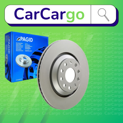 Pagid Vented Front Brake Discs Pair For VW Scirocco 2.0 R 2009-2017 310 mm