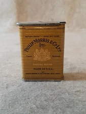 Vintage Tin Can Philip Morris & Co Special Blend Tobacco Cigarettes