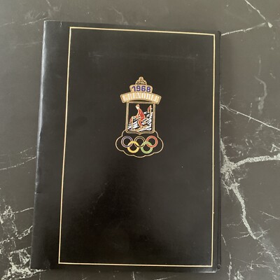 Porte-documents Officiel JEUX OLYMPIQUES GRENOBLE 1968, édition Limitée Similicuir
