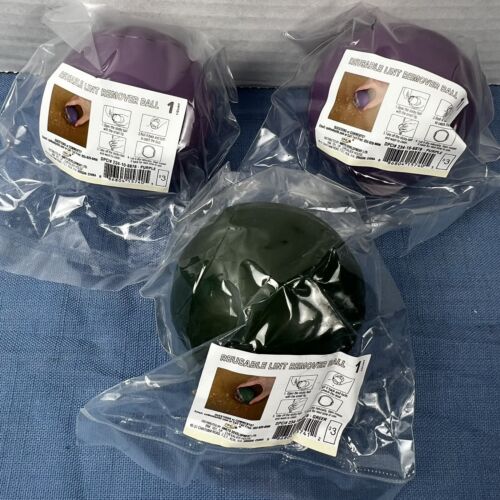 Lot Of 3 Roller Balls Pet Hair Fuzz Lint Remover Ball washable & Reusable Sticky