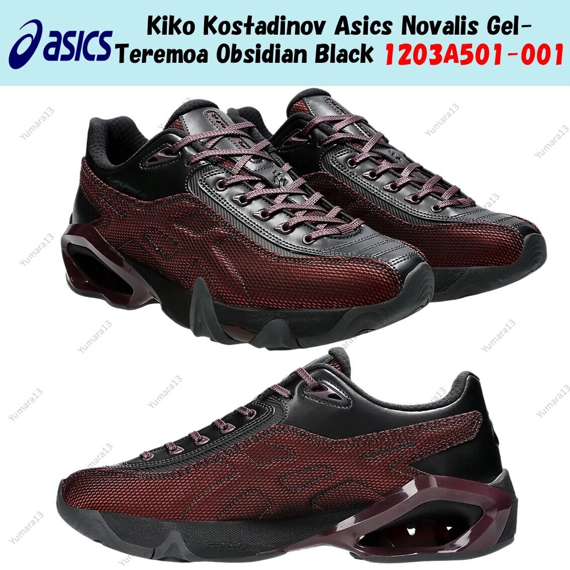 Kiko Kostadinov Asics Novalis Gel-Teremoa Obsidian Black Kiko Kostadinov Asics Novalis Gel-Teremoa Obsidian Black