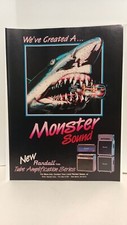 RANDALL TUBE GUITAR AMPLIFIERS 1989   - 10X8 - PRINT AD. m1