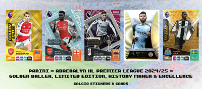 Panini Adrenalyn XL 2024/25 2025 Golden Baller, Limited Edition & Excellence