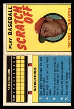 1970 Topps Scratch-Offs Baseball #16 Tony Perez VG