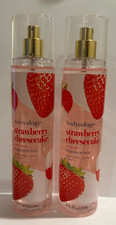 Lot Of 2 Bodycology Fragrance Mist Spray - STRAWBERRY CHEESECAKE - 8 oz each