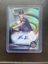 McCade Brown 2022 Bowman Platinum Auto Colorado Rockies!