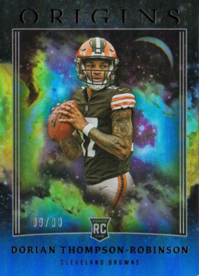 2023 Panini ORIGINS Dorian Thompson-Robinson  Holo Blue 89/99 Cleveland Browns