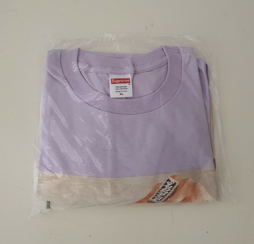 SS20 Supreme Cherries tee size XL light purple T-shirt New and unopened - Picture 3 of 8