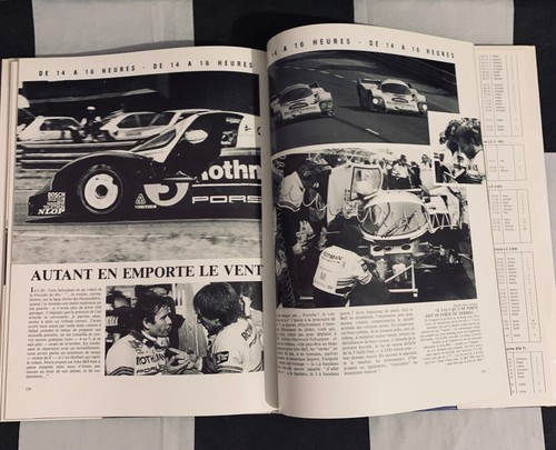 24 Hours du Mans 1983 anuario oficial anual francés Rothmans Porsche 956 - Imagen 7 de 8