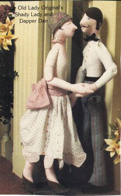 Pattern for a set of cloth  RAG 28'' Boudoir Flapper 1920 dolls Women & Man