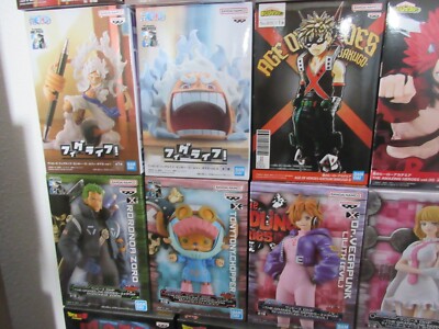 Lot Figurines One Piece, Dragon Ball, My Hero Academia - Collection, Diverses, Occasion