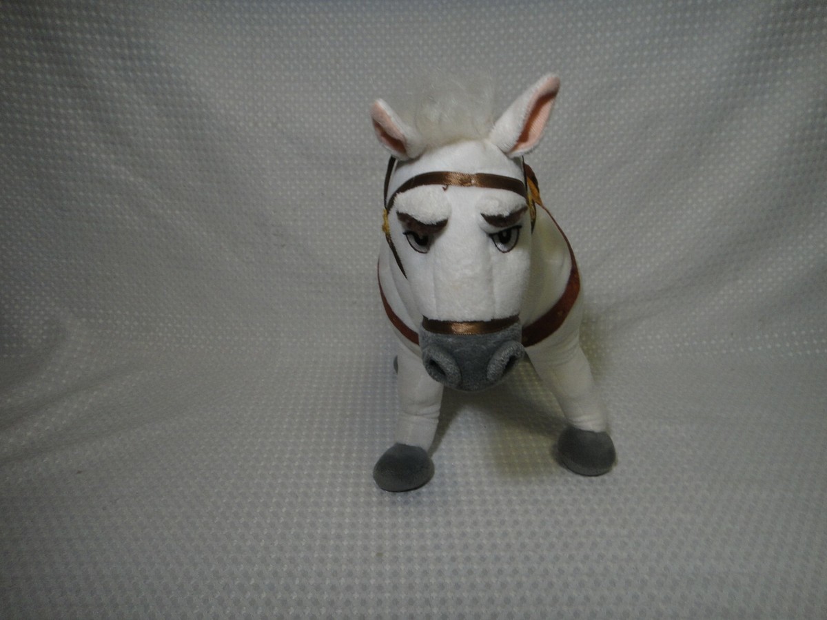 Disney Store Tangled Maximus Plush White Horse 16 Stuffed Animal Rapunzel | eBay
