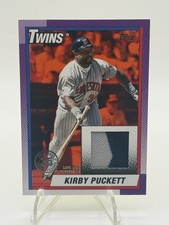 Topps 2025 Series 1 1990 Relics Kirby Puckett #T90R-KP Orange /25 Twins Baseball