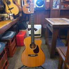 Electric Acoustic Guitar Martin OMCPA4 Natural S/N 1942421 with Hard Case