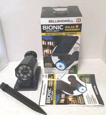 Bell + Howell Bionic Spotlight LED Solar Powered Outdoor Motion Sensor Light