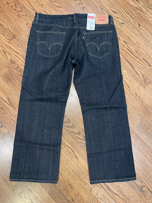 Levi's 559 Mens 36 X 30 Dark Wash Blue Relaxed Straight Jeans