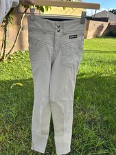 Kerrits Girls' Riding Pants Size Small Equestrian Breeches Beige