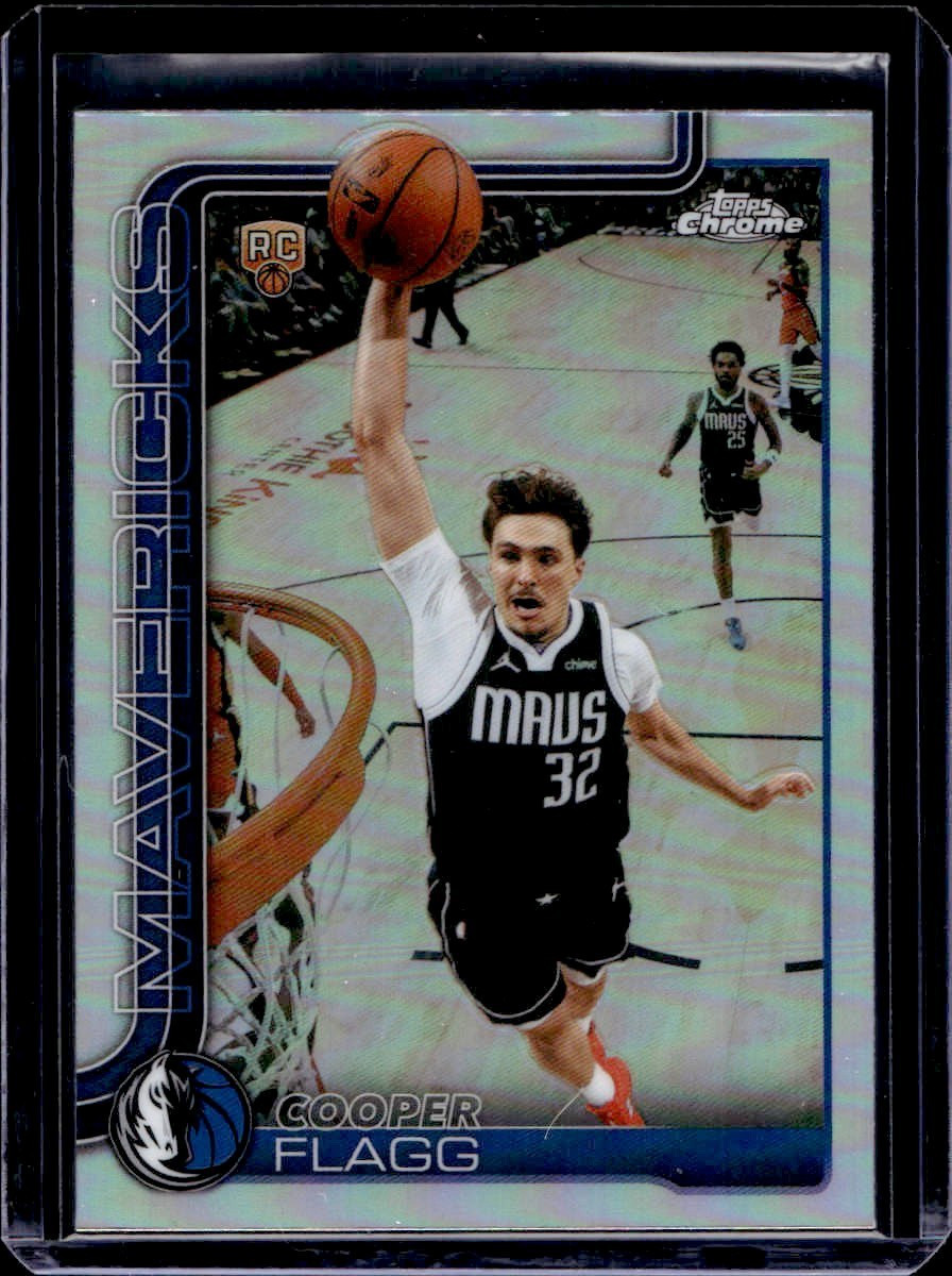 Cooper Flagg 2025-26 Topps Chrome Update Basketball #151 RC Refractor