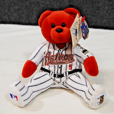 Rare VTG MLB Houston Astros Team Bear#5 Bagwell 2000 Inaugural Season (Enron)