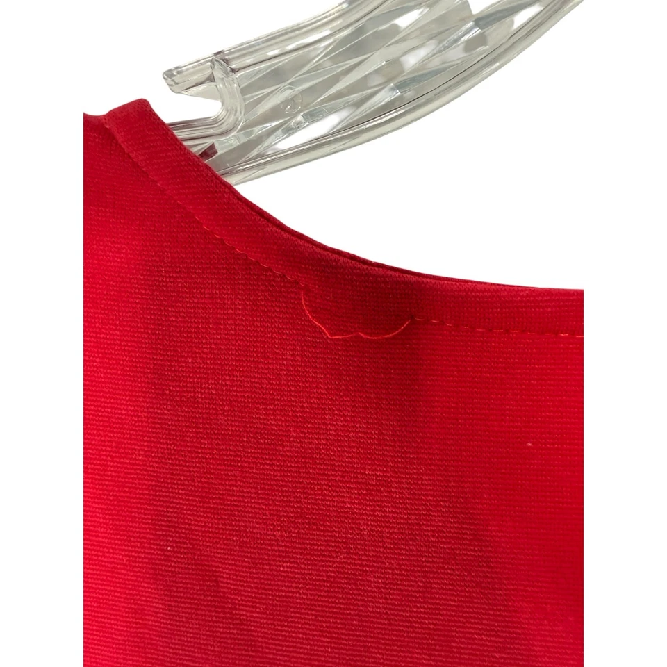 Polo Ralph Lauren Girl's Dress Black Red Holiday Christmas Long Sleeve Large - Image 4 of 4