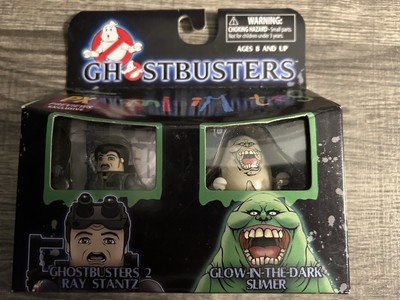 MINIMATES  GHOSTBUSTERS 2 Pack RAY STANTZ & GLOW IN THE DARK SLIMER FIGURES