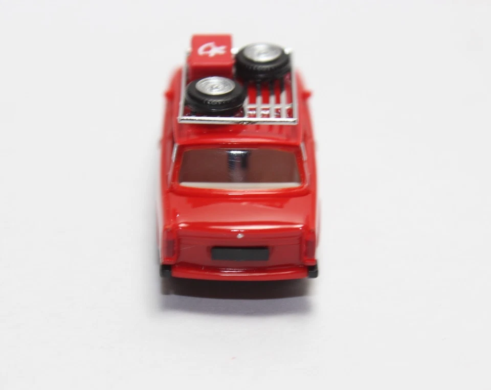 hg4855, Alter Herpa Trabant Trabi 601 rot Dachgepäckträger SOSE OVP 1:87 / H0 - Bild 2 von 4