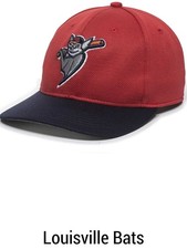 Louisville Bats OC Sports Youth Adjustable Red Minor League Baseball Hat