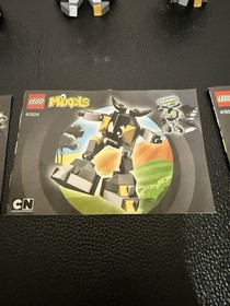 LEGO MIXELS Krader 41503 Seismo 41504 Shuff 41505 Complete Set w/ Instructions