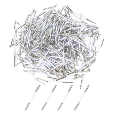 200Pcs 2" Elastic Barbed Cord 2mm Loop Stretch Round String with Barb,White