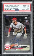 2018 Topps Chrome Rookie Auto Jackson Stephens #RA-JS PSA 10 GEM MT Auto 0nr3