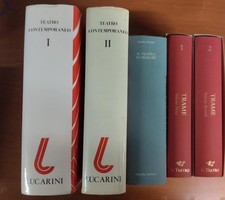 TEATRO ---  5 LIBRI "TEATRO CONTEMPORANEO" - "TRAME" - "IL TEATRO DI MOZART"