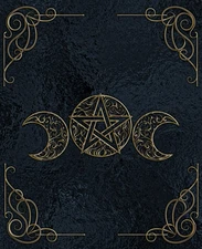 Book of Shadows: Triple Goddess | Empty Grimoire Journal | Blank Wiccan Book