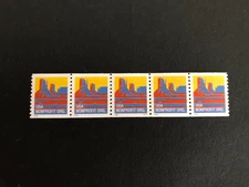 U.S. Stamps, Scott # 2902, PNC5 # S111, (5c) Butte, with Low Purple Back #, MNH