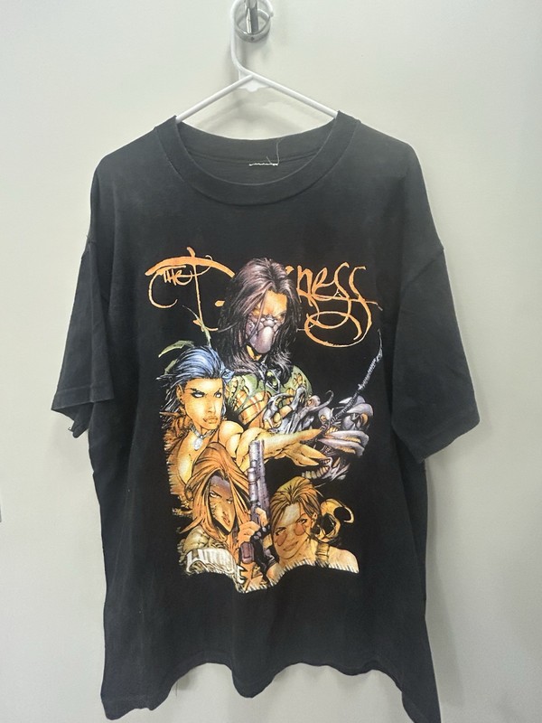 Vintage 90s The Darkness Witch Blade Tomb Raider Mexican Boot T-Shirt XL
