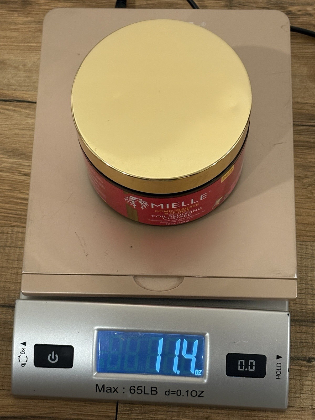 Mielle Pomegranate & Honey Coil Sculpting Custard 12oz 75% Full