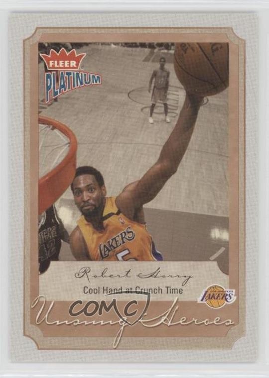 2002-03 Fleer Platinum Unsung Heroes Robert Horry #152 0g46