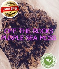 PURPLE SEA MOSS, 8oz. ORGANIC STRAIGHT FROM THE OCEAN.  BUY 2 GET 1 FREE