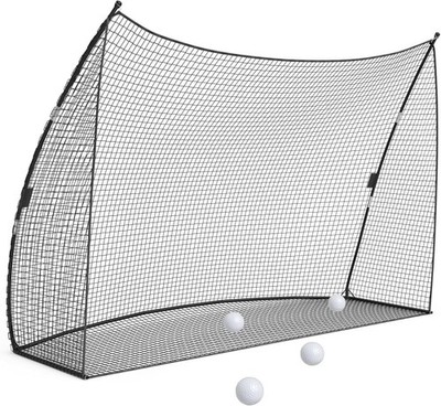 Golf Trainingsnetz 304x91x213cm Tragbares Übungsnetz Mit Tasche Für Innen &Außen