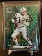 2025 Panini Mosaic - Joe Namath #39 Green Mosaic Prizm