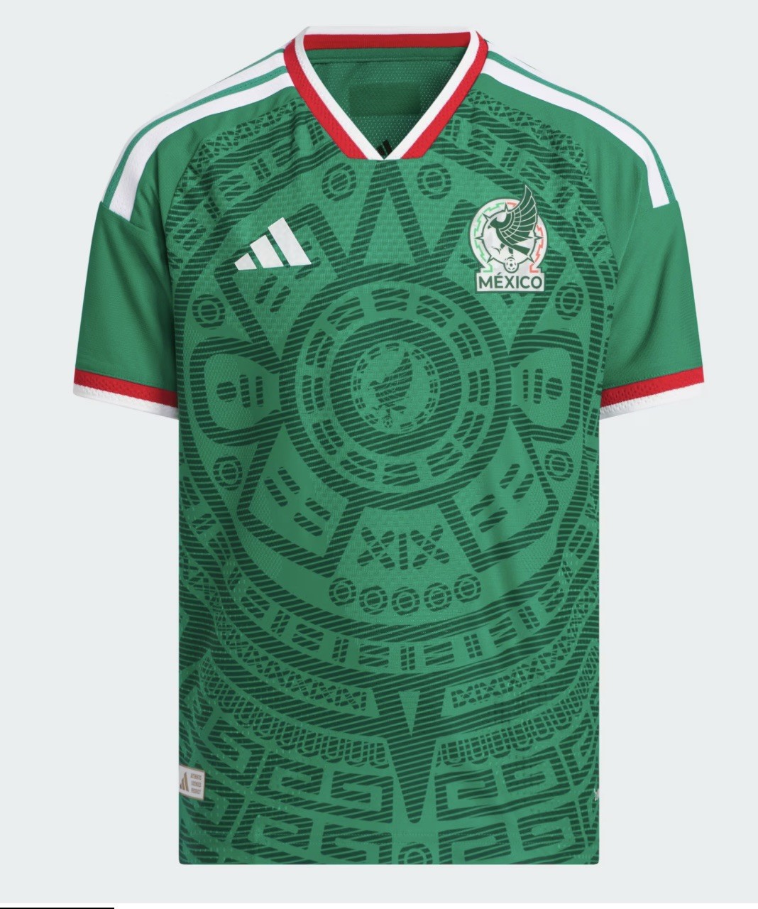 Selección Mexicana World Cup 2026 Authentic Home Green Soccer Jersey Kids Size S
