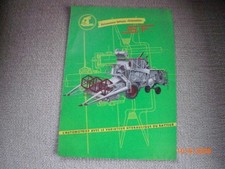 ANCIENNE  BROCHURE   PUBLICITAIRE   MOISSONNEUSE   BATTEUSE   CLAAS   S.F