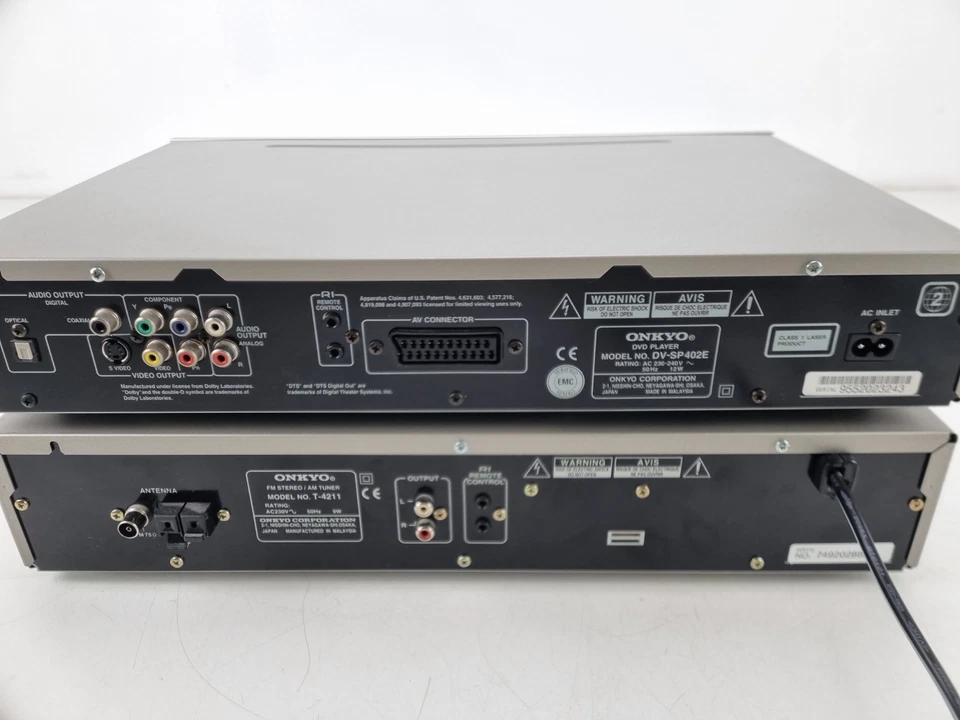 DVD player Onkyo DV-SP402E - T-4211 FM sintonizador estéreo/AM - Imagem 4 de 4